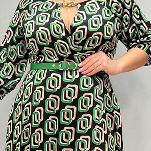 Платье с цепью