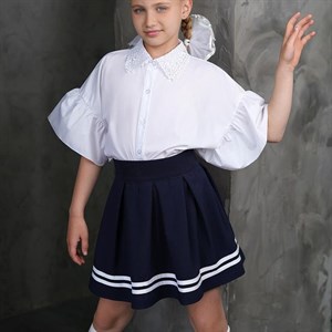 Модная рубашка с широким рукавом Как красиво смотрится