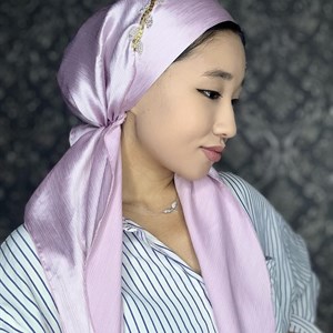 НОВАЯ КОЛЛЕКЦИЯ   Готовый платок на резинке Материал