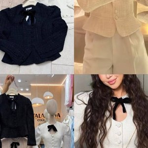 Женский твидовый пиджак с приталенным силуэтом — TALANTOVA collection