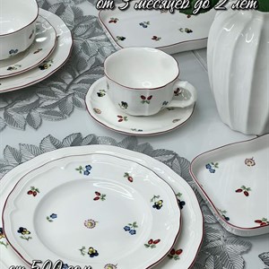 Керамический сервиз на 6 персон - 32 предмета | Стиль и Элегантность