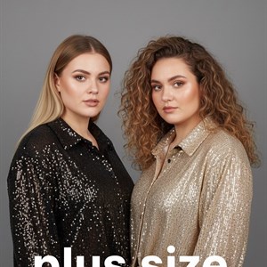 Нарядные блузки с пайетками для женщин больших размеров - ALTYSHA COLLECTION