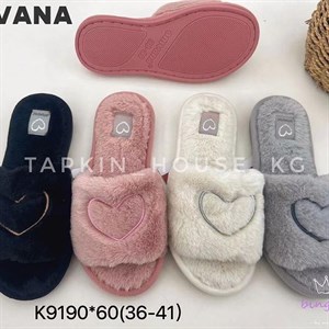 Женские тапочки сердечко Размеры 36 41 Цвета разные