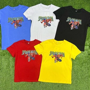 SPIDER MAN Мода на футболок с принтом человека паука