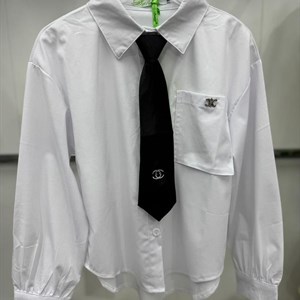 Белые блузки оптом от фабрики DENIZ - детская одежда в Бишкеке