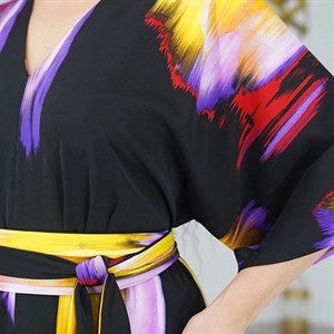 Длинное нарядное платье Лидия из материала прадо с