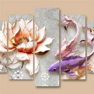 Модульная картина из пяти частей Размер 80 на 140