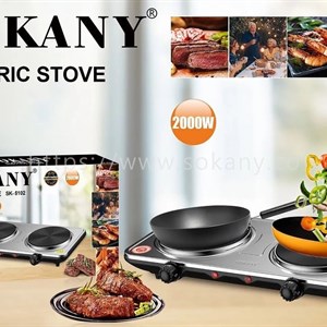 Электроплита двухконфорная Sokany Тип электроплиты