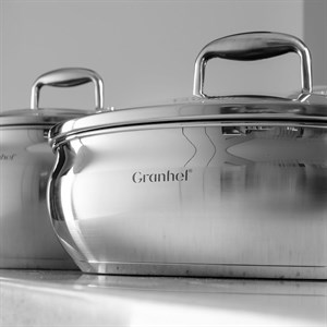 Набор посуды Granhel Stainless Steel Series - 10 предметов для вашей кухни