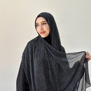 Невесомо легкий шарф с камнями - имеющийся в продаже