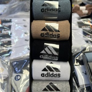 Мужские спортивные носки оптом из 100% хлопка (41–47) — упаковка 5 пар