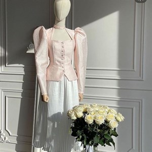 New collection Нарядная блузка с корсетной основой