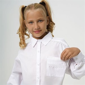 Рубашка оверсайз Sasha Мы знаем все о комфорте детей