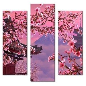 Модульная картина из пяти частей Размер 80 на 140