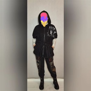 Модель 569 Жилет из теплой шерстяной буклированной