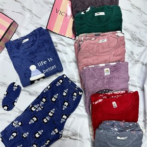 Теплые флисовые пижамки Размер SMLXL Оптрвая цена