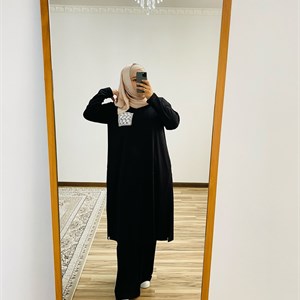 Kamelia kg_   Костюмы двойки Длинная туника с карманами