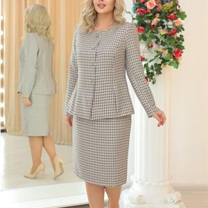 Шикарная классическая двойка Твид плотная теплая