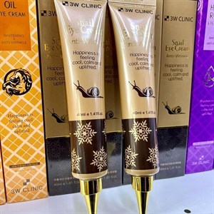 Новинка 3W Clinic Anti Wrinkle Snail Eye Cream это