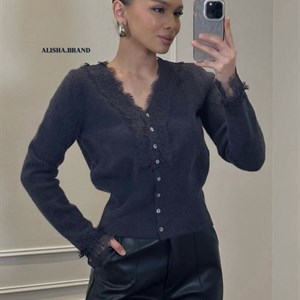 Кофточка из альпака с гипюром - Хит продаж | Alisha Brand