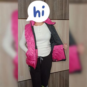 Модель 546 Двухсторонний жилет на синтепоне отличное