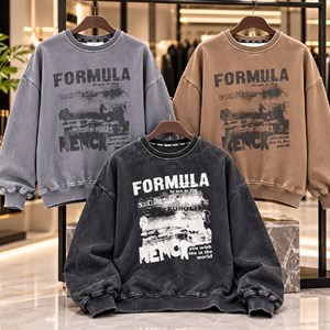 Женский свитшот с начесом oversize варенка с принтом