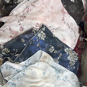 Женский платок из оригинального жоржета 110×110 см — Китай