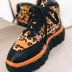 Классные леопардовые Деми ботиночки Идеальные шикарно