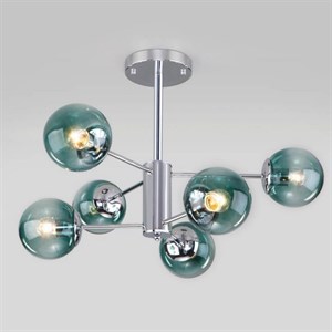 В наличии 4 6 8 12 лампа серебро синий плафон 6 8