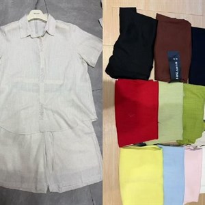 Льняной комплект Max Mara с шортами — хит продаж, оптом