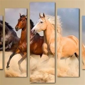 Модульная картина из пяти частей Размер 80 на 140