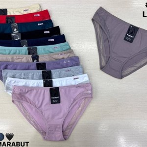 Женское нижнее бельё ANTTIFU/MARABUT оптом — артикул 7161-1, 12 цветов, размеры XL–XXXL