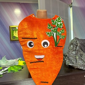 Костюм Морковка размер стандарт в завязке 5шт подходит