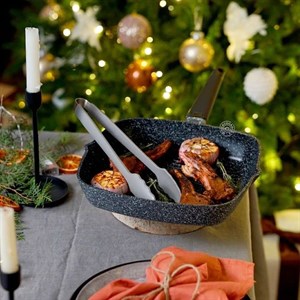 Гриль сковорода с крышкой Granhel Nature Series 28x28