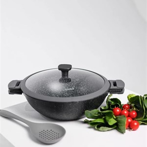 Wok казан с каменным покрытием Greblon C3 идеальныи 