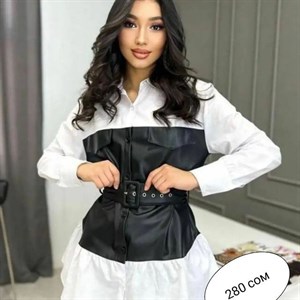 Рубашка Комбинированные Размер стандарт оверсайсз