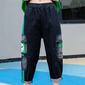 Модель 3582 Штаны в стиле Спорт шик Размер оверсайз