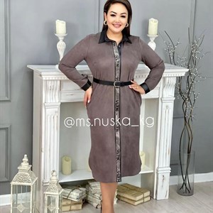 Платье футляр из микровельвета 50 56 Расцветки кофе
