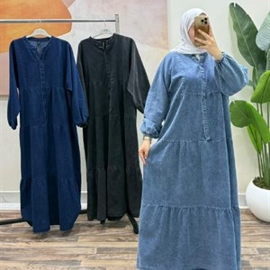 Новинка из Турции: джинсовое платье (Джинса) 50–60, длина 140 см