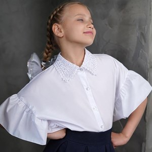 Модная рубашка с широким рукавом Как красиво смотрится