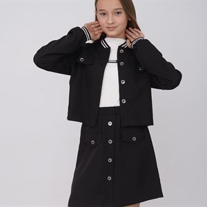 Модная школьная бомбер двойка Ткань Барби Размер 36